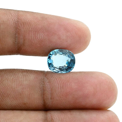 Blue Zircon 5.26 Carat