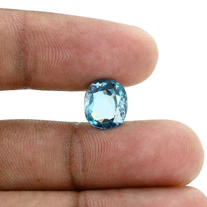 Blue Zircon 5.26 Carat