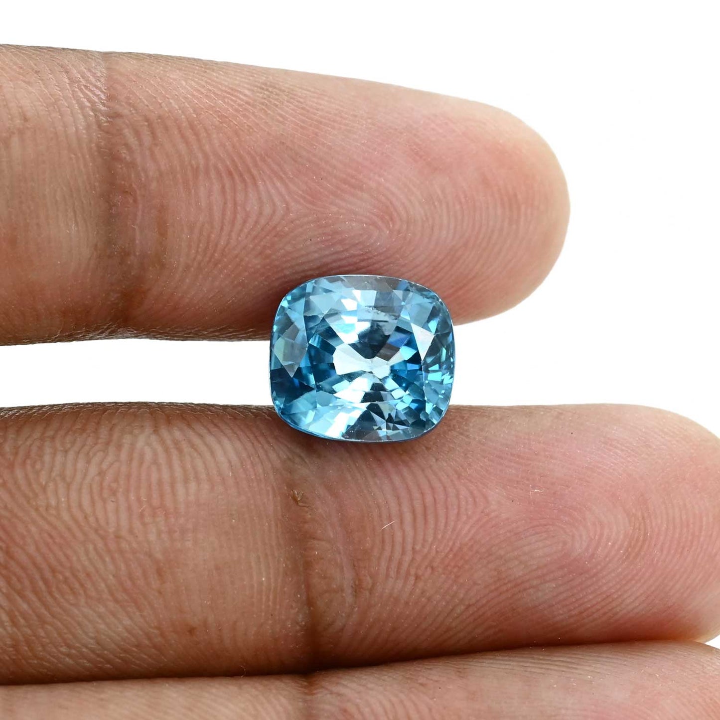 Blue Zircon 7.68 Carat