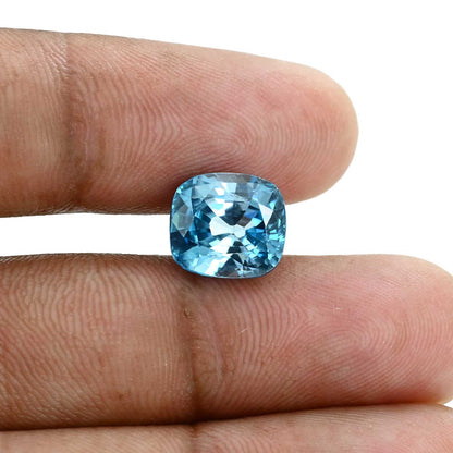 Blue Zircon 7.68 Carat