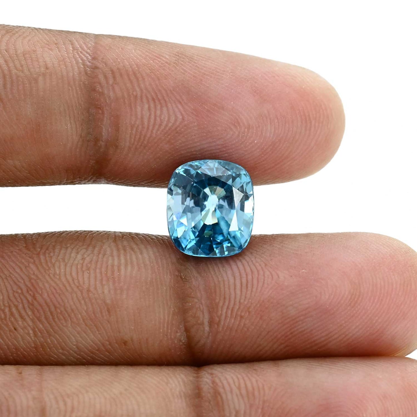 Blue Zircon 7.68 Carat