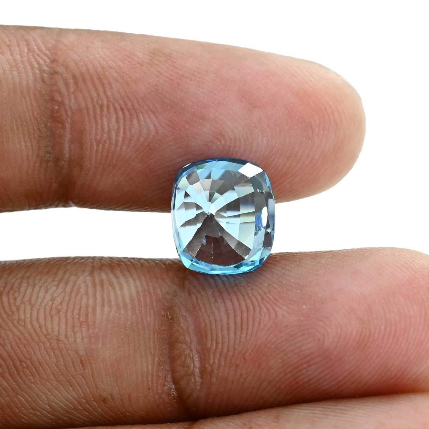 Blue Zircon 7.68 Carat