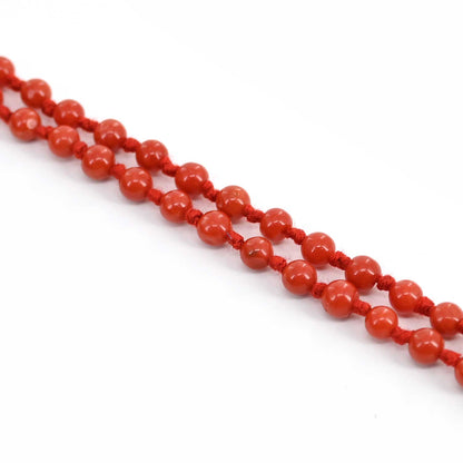 Red Coral Mala 4.55 M.M.