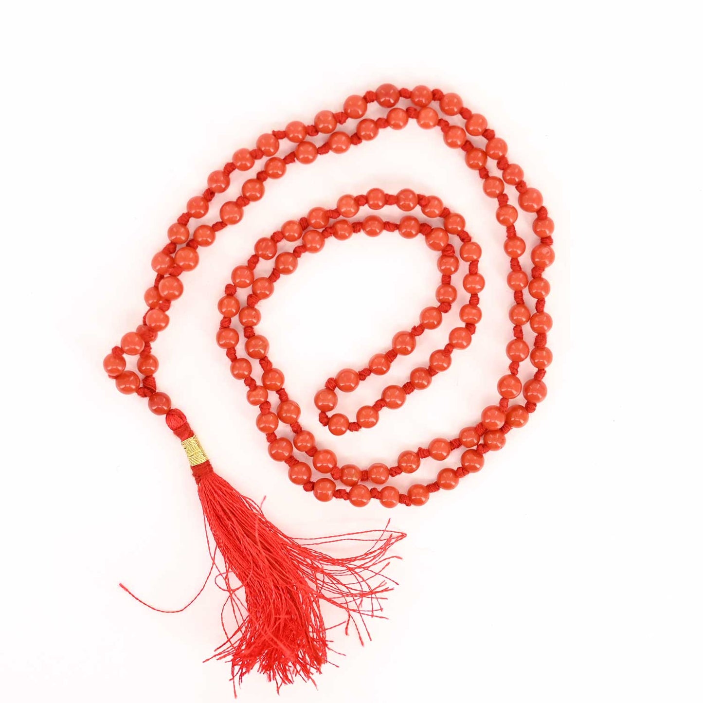 Red Coral Mala 4.86 M.M.