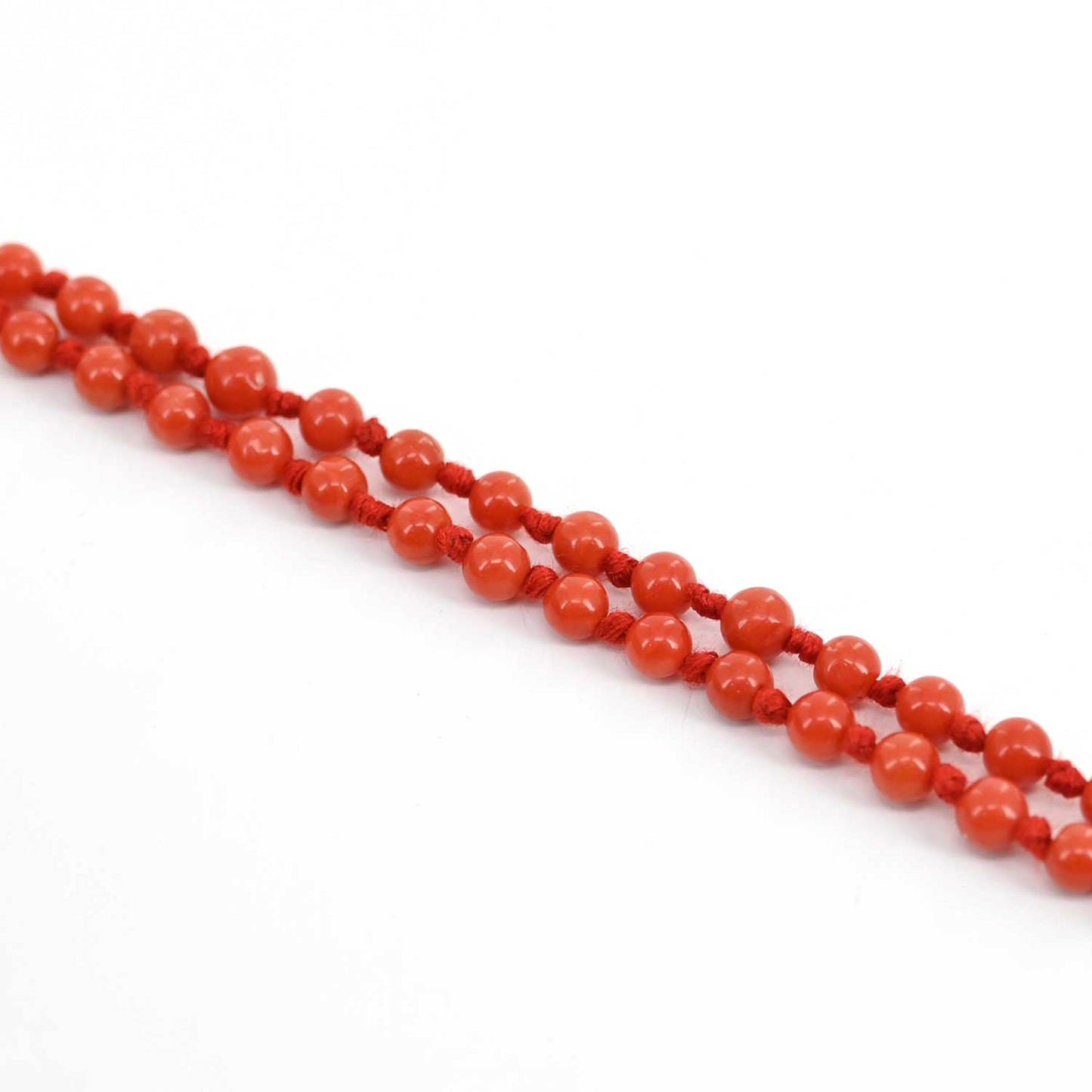 Red Coral Mala 4.48 M.M.