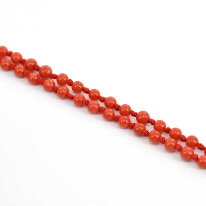 Red Coral Mala 4.48 M.M.