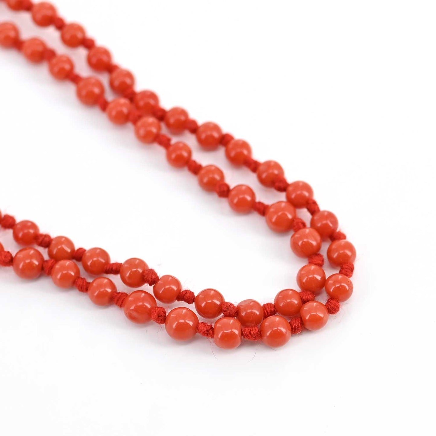 Red Coral Mala 4.48 M.M.