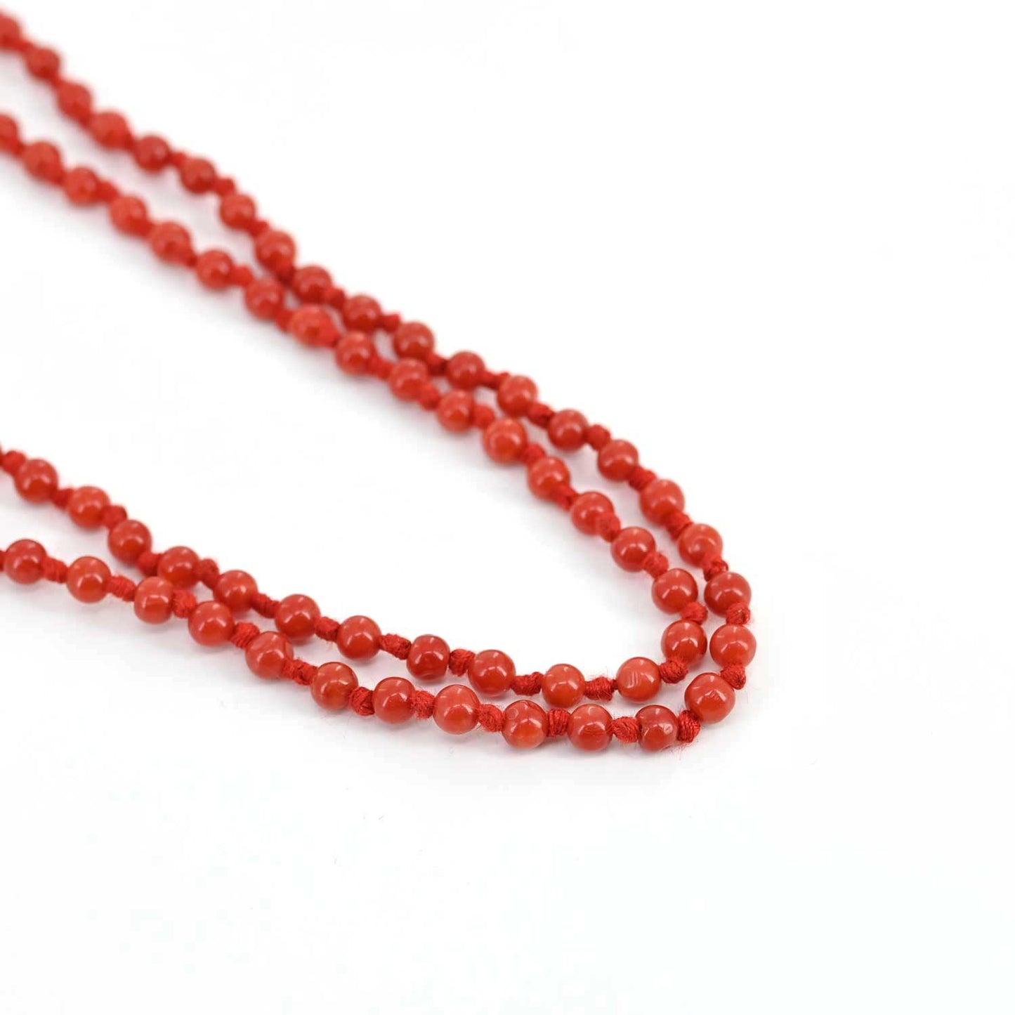 Red Coral Mala 3.96 M.M.
