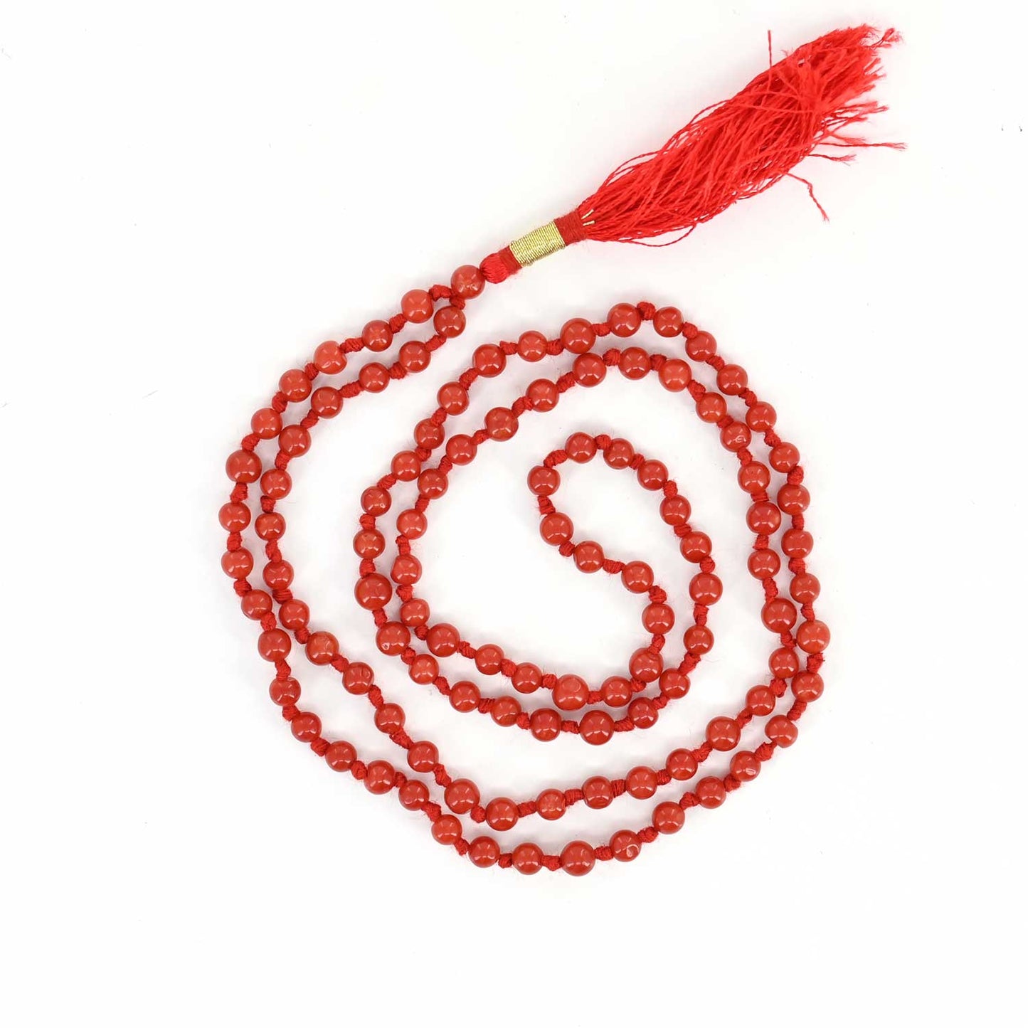Red Coral Mala 4.31 M.M.