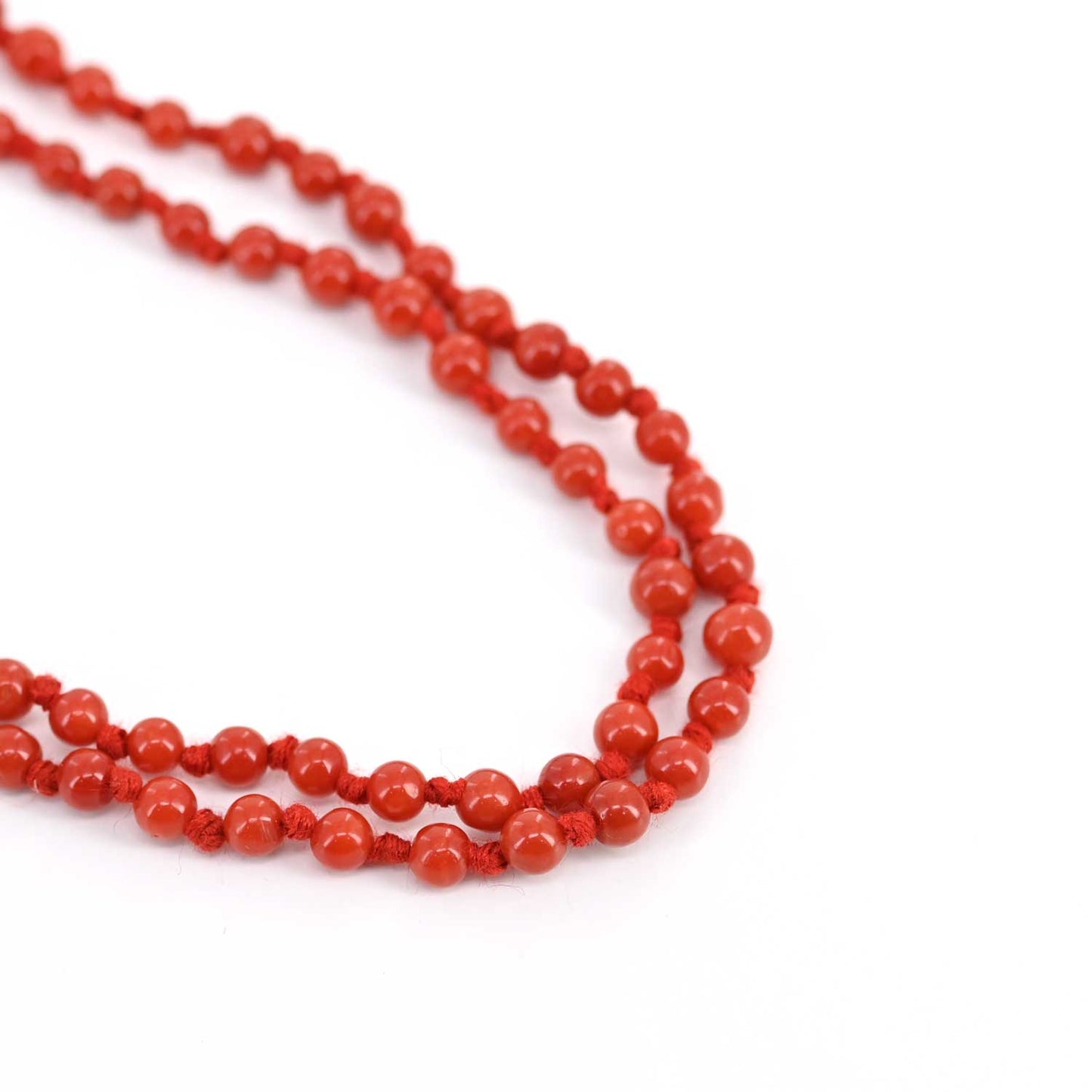 Red Coral Mala 4.94 M.M.