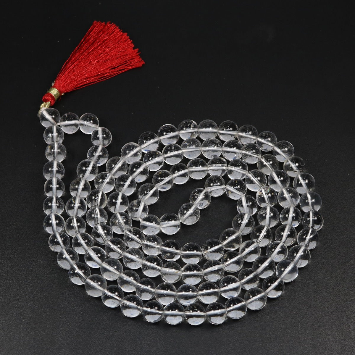 Rock Crystal (Spathik) Mala (Plain)