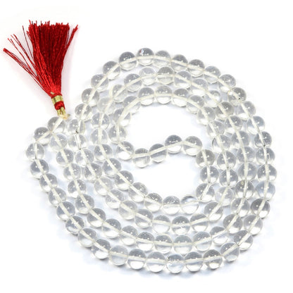 Rock Crystal (Spathik) Mala (Plain)