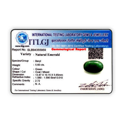 Brazil Emerald (Panna) - 5.6 Carat