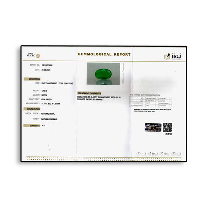 Zambian Emerald (Panna) - 4.74 Carat