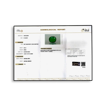Zambian Emerald (Panna) - 6.83 Carat