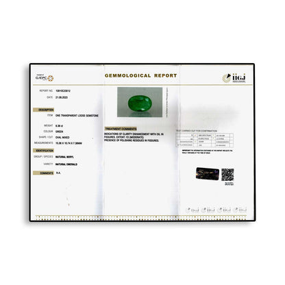 Zambian Emerald (Panna) - 8.38 Carat