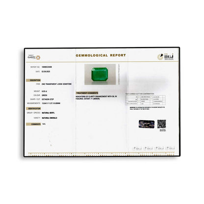 Zambian Emerald (Panna) - 9.53 Carat