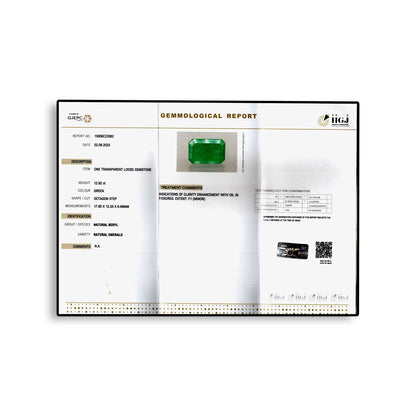 Zambian Emerald (Panna) - 12.92 Carat