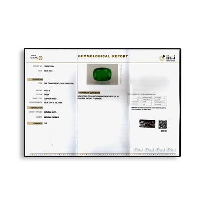 Zambian Emerald (Panna) - 11.02 Carat