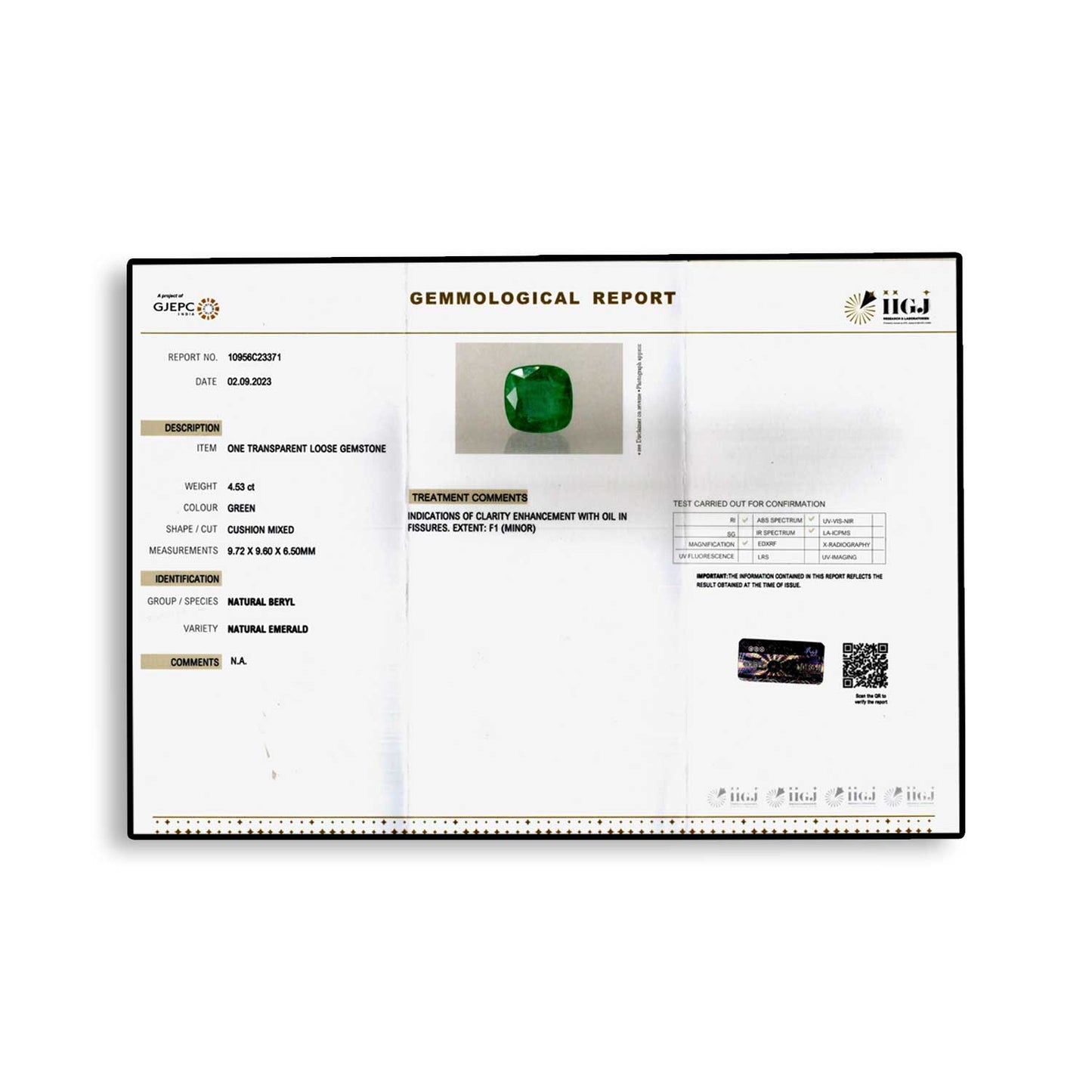 Zambian Emerald (Panna) - 4.53 Carat