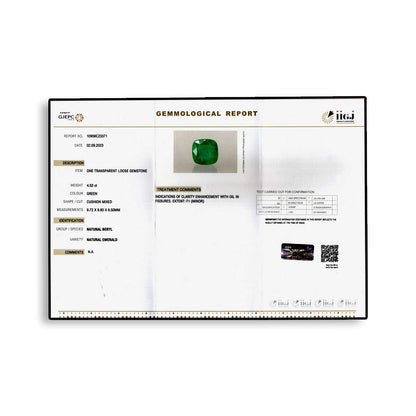Zambian Emerald (Panna) - 4.53 Carat