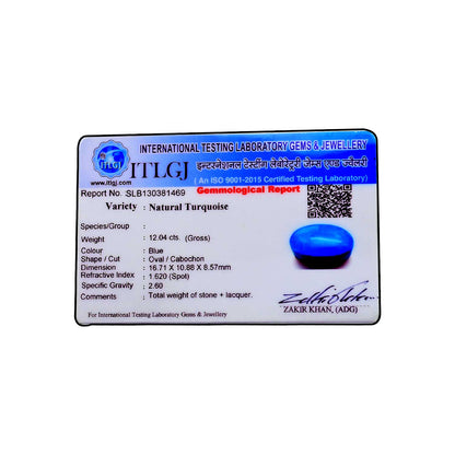 Arizona Turquoise (Firoza) 12.04 Carat