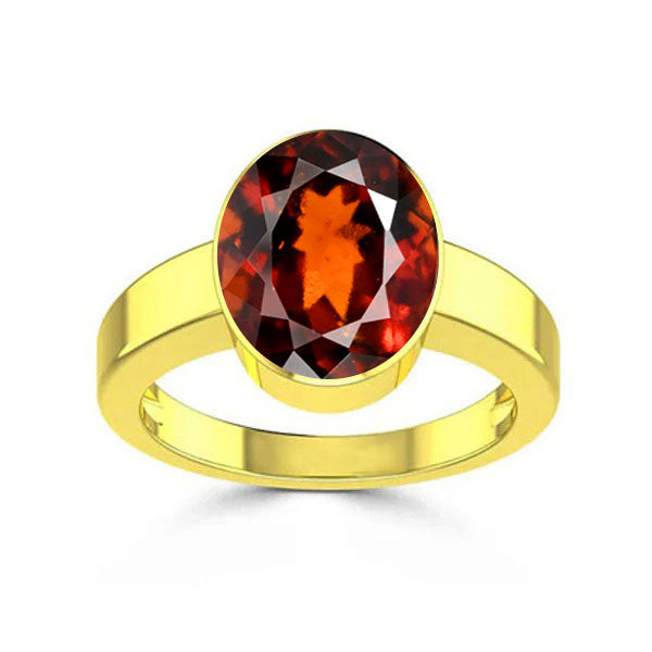 Gomed (Special Quality) Gold Ring (R1)