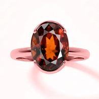 Hessonite (Gomed) Stone Rings