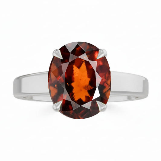 Gomed (Special Quality) Silver Classic Solitaire Ring (R2)