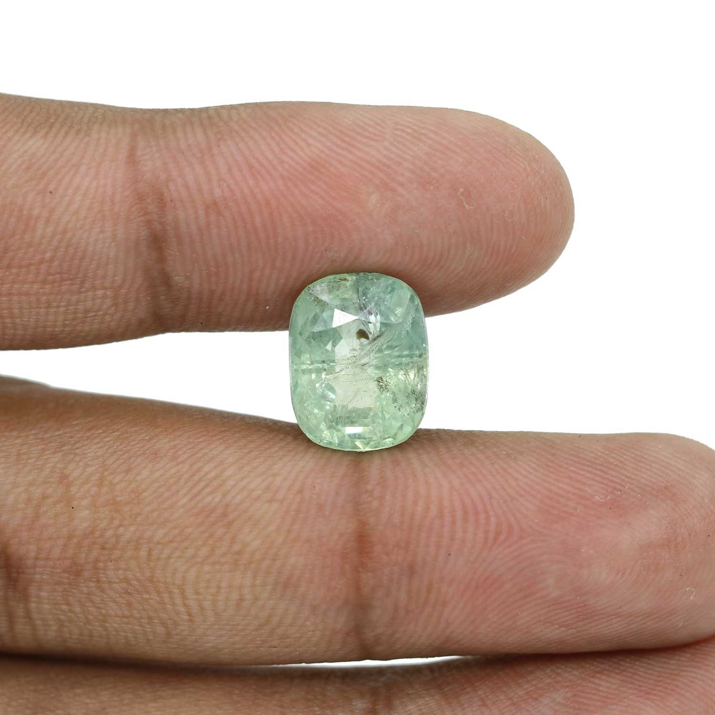 Green Sapphire Mayanmar (Burma) Cts 12.47 Ratti 13.71