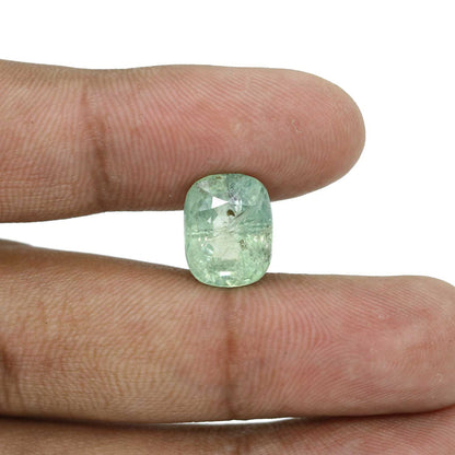 Green Sapphire Mayanmar (Burma) Cts 12.47 Ratti 13.71