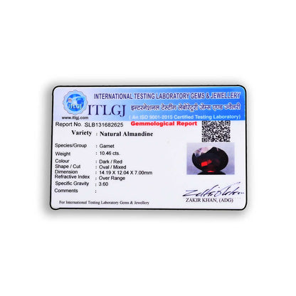 Red Garnet 10.46 Carat
