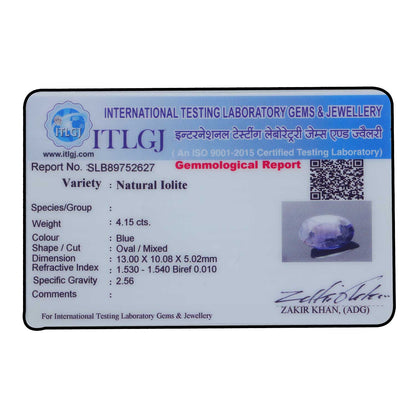 Iolite (Neeli) 4.15 Carat