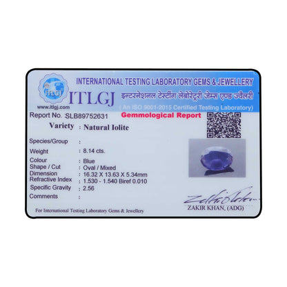 Iolite (Neeli) 8.14 Carat