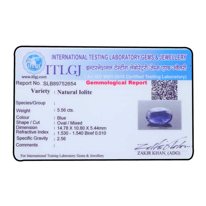 Iolite (Neeli) 5.56 Carat