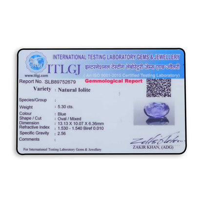 Iolite (Neeli) 5.3 Carat
