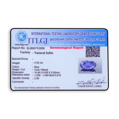 Iolite (Neeli) 5.56 Carat