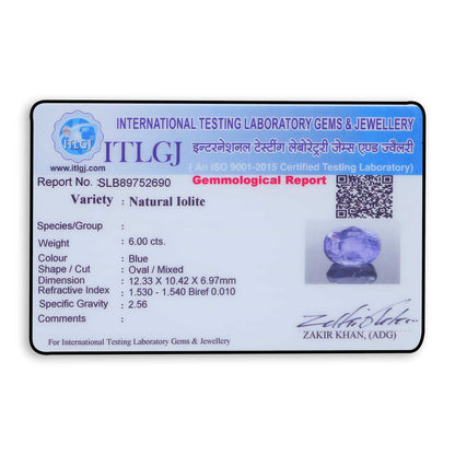 Iolite (Neeli) 6 Carat
