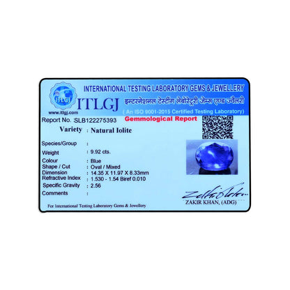 Iolite (Neeli) 9.92 Carat