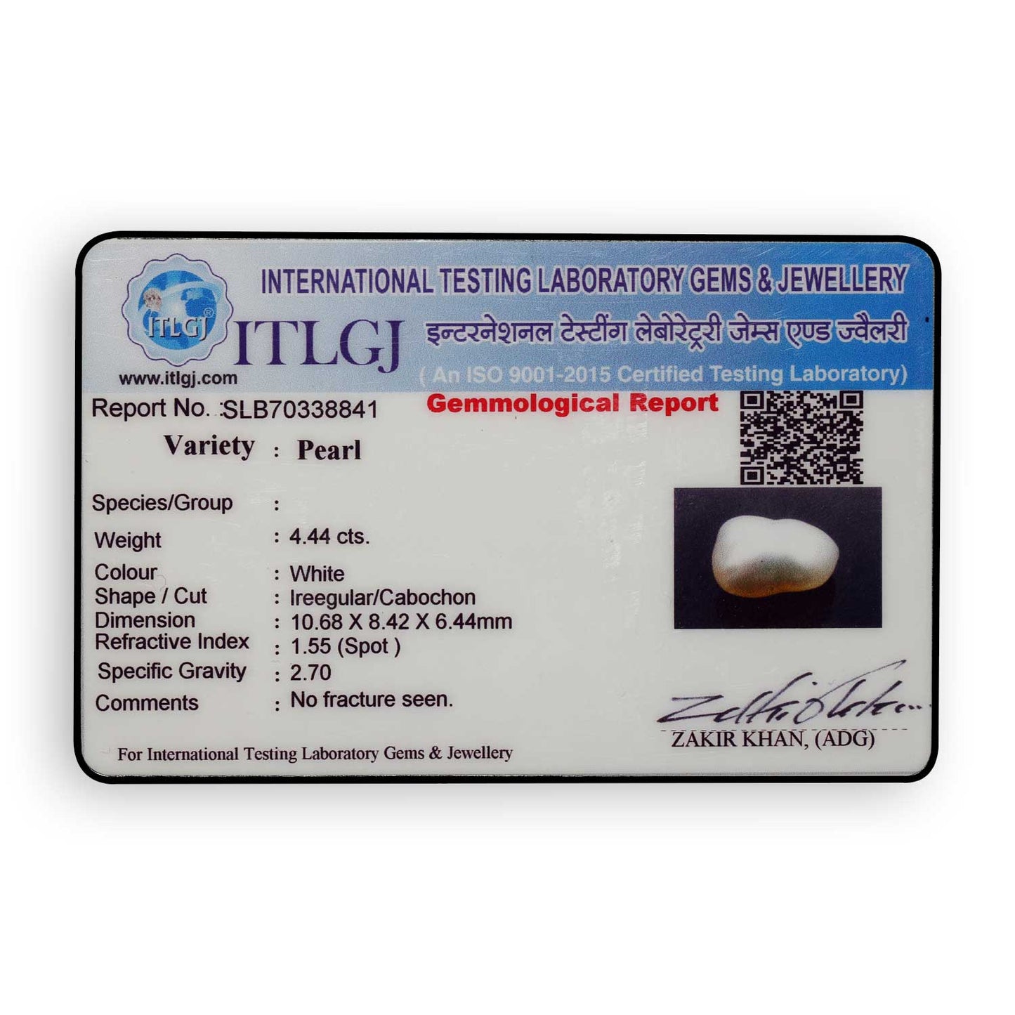 Keshi Pearl (Moti) 4.44 Carat