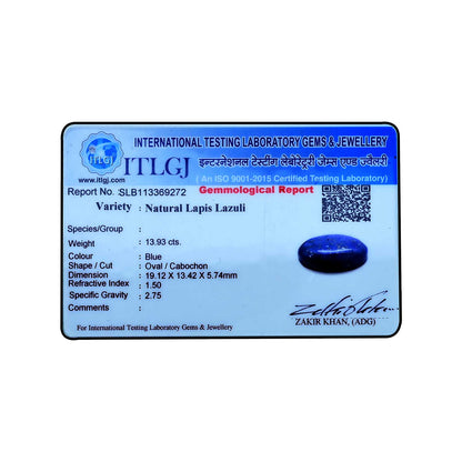 Lapis Lazuli 13.93 Carat