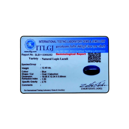 Lapis Lazuli 12.4 Carat