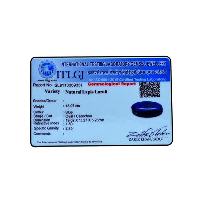 Lapis Lazuli 13.07 Carat