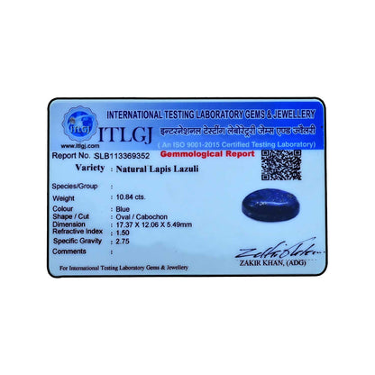 Lapis Lazuli 10.84 Carat