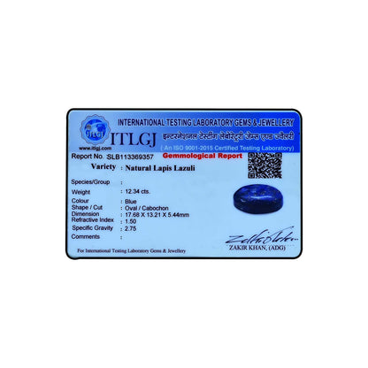 Lapis Lazuli 12.34 Carat