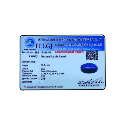 Lapis Lazuli 10.94 Carat
