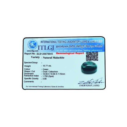 Malachite (Kidney Stone) 15.77 Carat