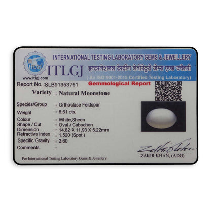 Moonstone 6.61 Carat