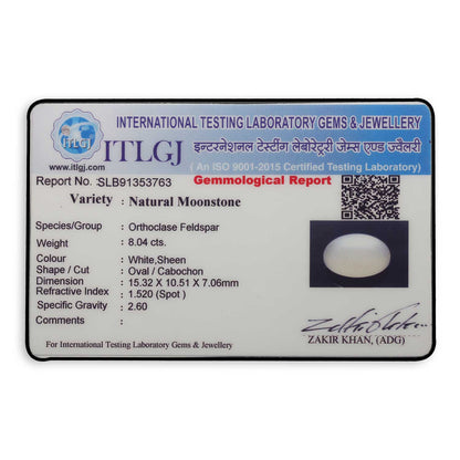 Moonstone 8.04 Carat