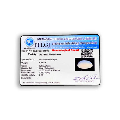 Moonstone 6.21 Carat